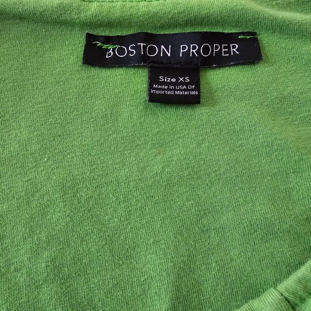 BOSTON PROPER SS Halter CS Ruffle Sleeve Size: X-Small - Picture 7 of 7